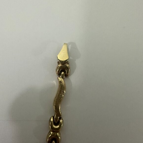 10k Yellow Gold Bracelet 7 Inches - Picture 5 of 7